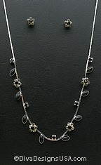 Rhinestone Necklace<br>SKU: 09A